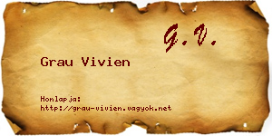 Grau Vivien névjegykártya
